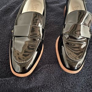 Franco Sarto Black and Brown Loafers